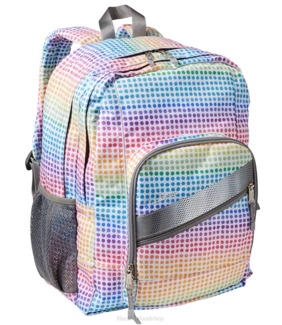 L.L.Bean Deluxe Book Pack Unisex J46J6222 Accessories Rainbow Dots