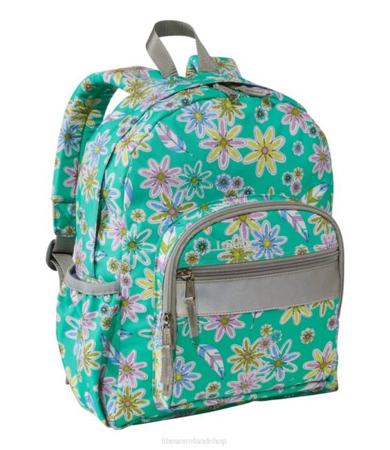 L.L.Bean Junior Original Book Pack Unisex J46J4256 Accessories Clear Emerald Lazy Daisy