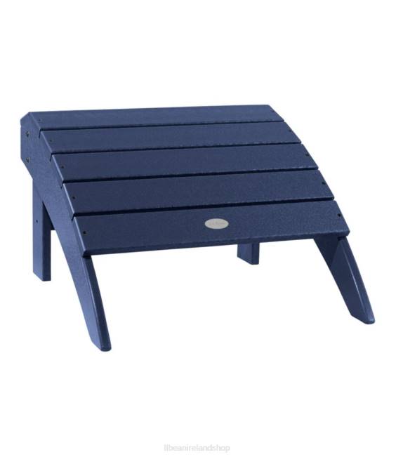 L.L.Bean All-Weather Adirondack Footstool Unisex J46J2595 Backyard & Patio Classic Navy