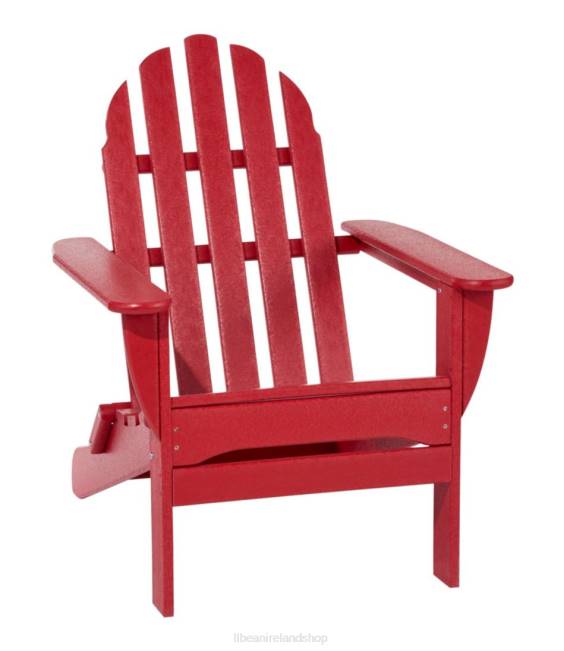 L.L.Bean All-Weather Classic Adirondack Chair Unisex J46J4395 Backyard & Patio Classic Red