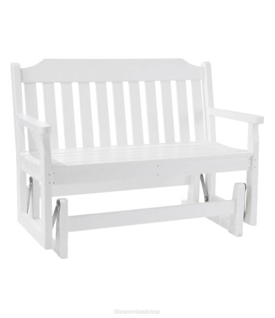 L.L.Bean All-Weather Glider Unisex J46J5613 Backyard & Patio White