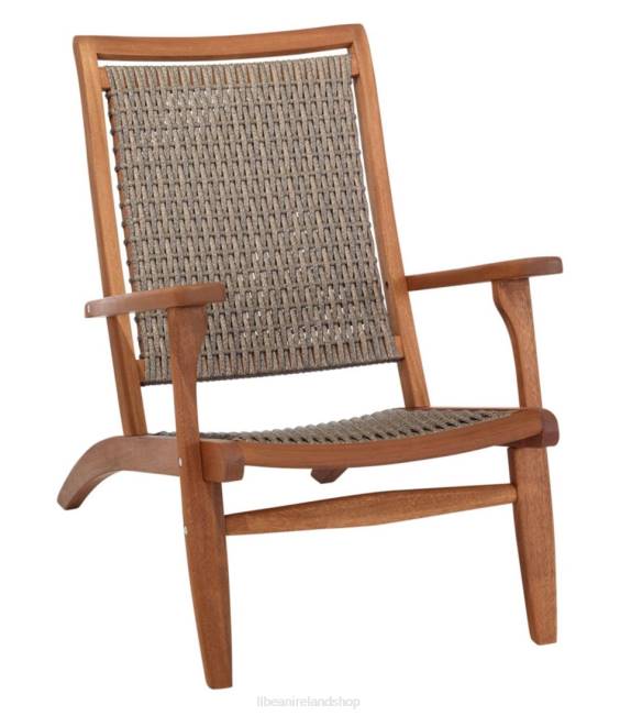 L.L.Bean Wicker Eucalyptus Chair Unisex J46J2795 Backyard & Patio Natural