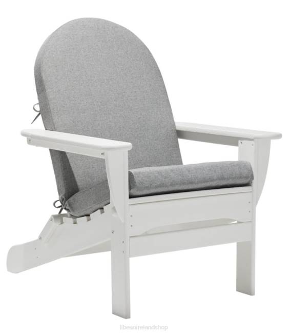 L.L.Bean Adirondack Chair Seat and Back Textured Cushion Unisex J46J4450 Backyard & Patio Gray