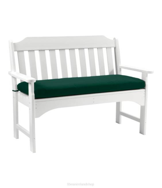 L.L.Bean Casco Bay All-Weather Bench Cushion Unisex J46J2668 Backyard & Patio Green