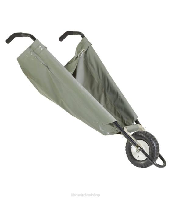 L.L.Bean WheelEasy Folding Wheelbarrow Unisex J46J2840 Backyard & Patio Gray