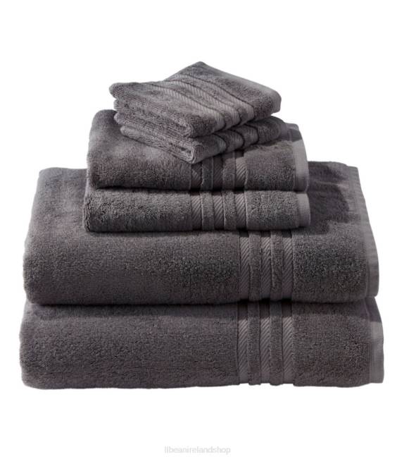 L.L.Bean Organic Cotton Towel Set Unisex J46J6833 Bath Feldspar