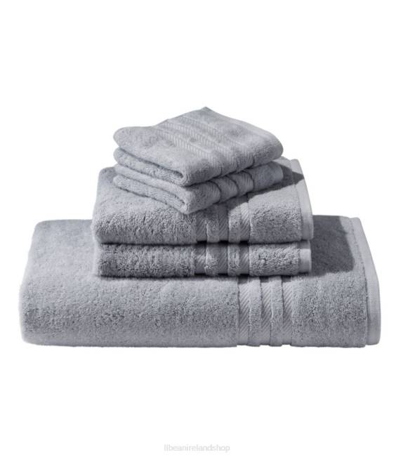 L.L.Bean Organic Cotton Towel Unisex J46J6286 Bath Flint