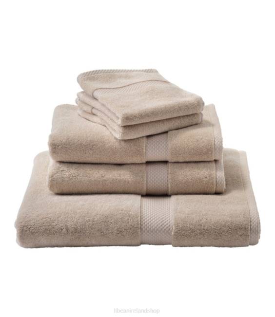 L.L.Bean Premium Cotton Towels Unisex J46J5513 Bath Sandbar
