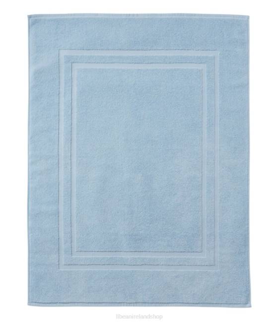 L.L.Bean Organic Cotton Towel Bath Mat Unisex J46J7255 Bath Surf Blue