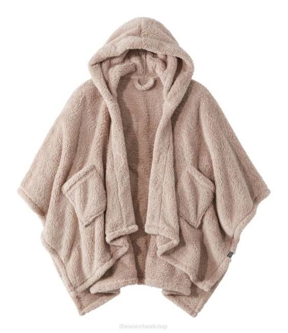 L.L.Bean Cozy Sherpa Wearable Throw Unisex J46J4320 Bedding Heritage Tan