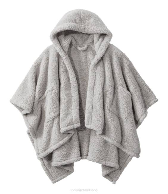 L.L.Bean Cozy Sherpa Wearable Throw Unisex J46J6263 Bedding Gray