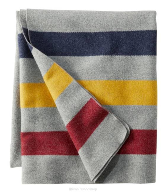 L.L.Bean Frontier Blanket Unisex J46J2499 Bedding Grey