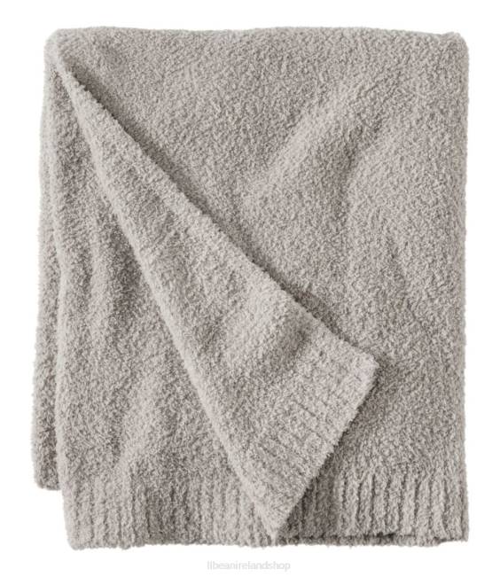 L.L.Bean Wicked Cozy Knit Throw Unisex J46J2682 Bedding Woodsmoke