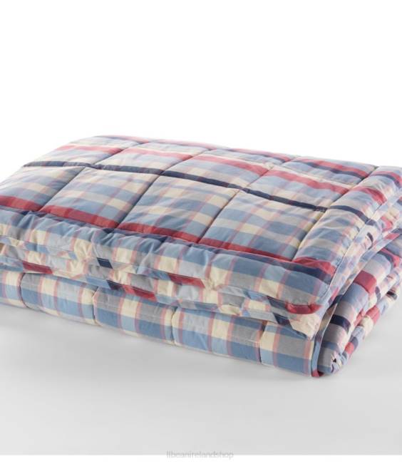 L.L.Bean Ultrasoft Cotton Comforter Plaid Unisex J46J4560 Bedding Mineral Red