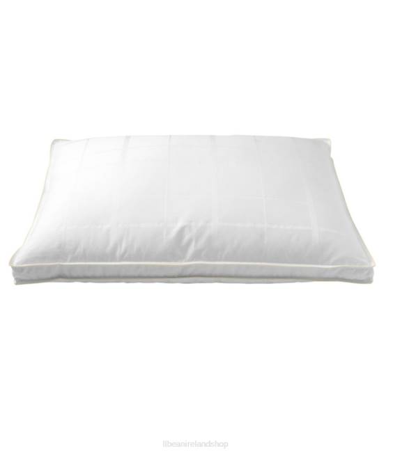 L.L.Bean 700-Fill-Power Sateen White Goose Down Pillow Unisex J46J2638 Bedding Natural