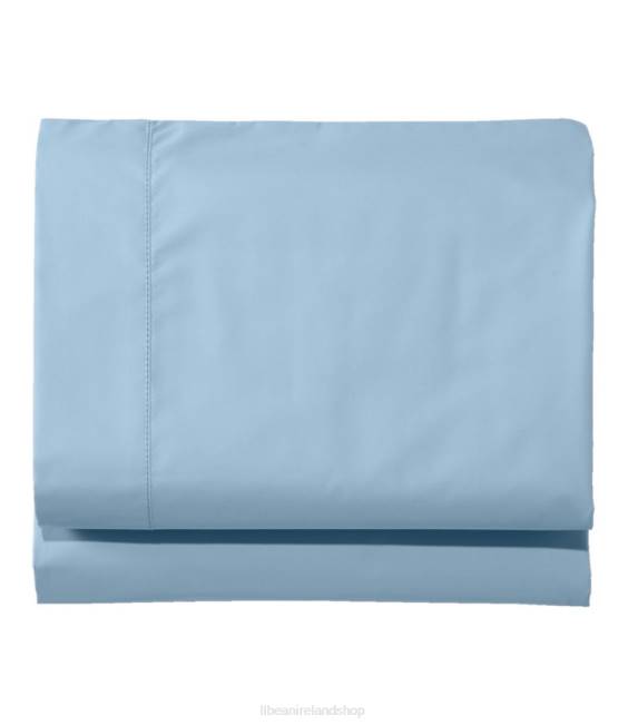 L.L.Bean 280-Thread-Count Pima Cotton Percale Sheet Fitted Unisex J46J4322 Bedding Lake