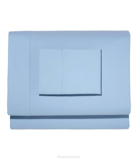 L.L.Bean 280-Thread-Count Pima Cotton Percale Sheet Set Unisex J46J4314 Bedding Lake