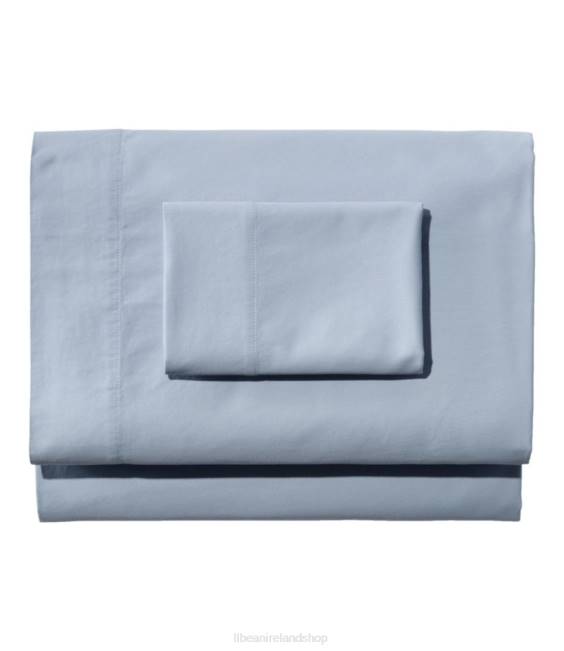 L.L.Bean Garment Washed Sateen Sheet Collection Unisex J46J5612 Bedding Seaside Blue