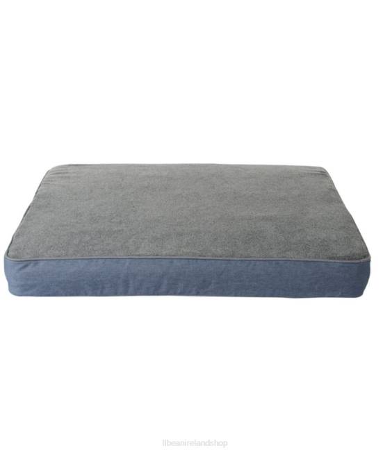 L.L.Bean Premium Fleece Dog Bed Set Rectangular Unisex J46J3903 Home Goods Vintage Indigo