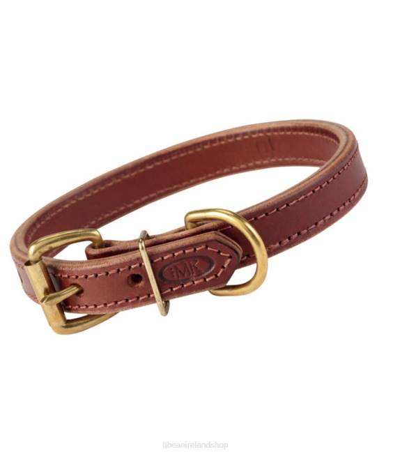 L.L.Bean Boyt High Prairie Leather Dog Collar Unisex J46J1941 Home Goods Mahogany