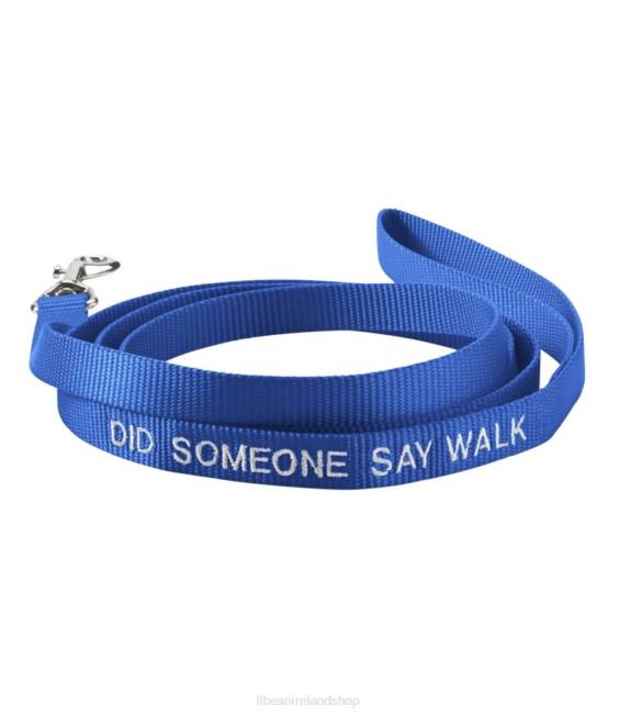 L.L.Bean Personalized Pet Leash Unisex J46J4007 Home Goods Blue