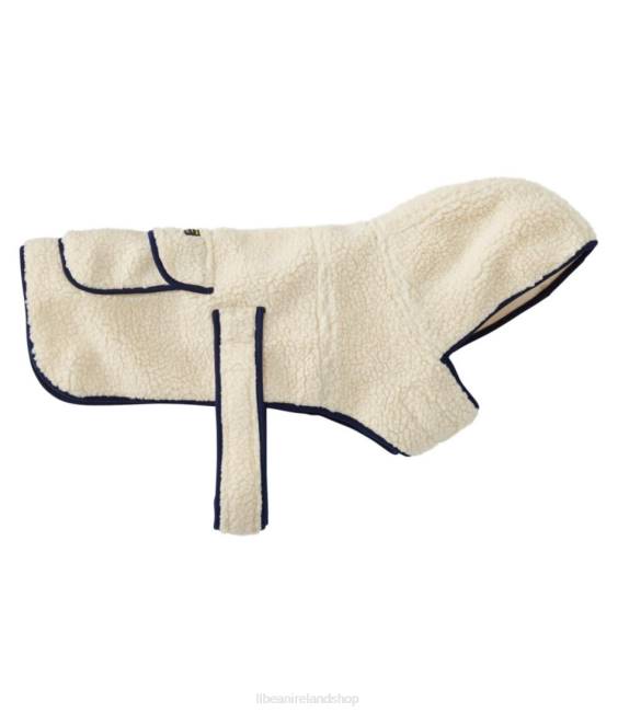 L.L.Bean Mountain Pile Fleece Jacket for Dogs Unisex J46J1286 Home Goods Natural