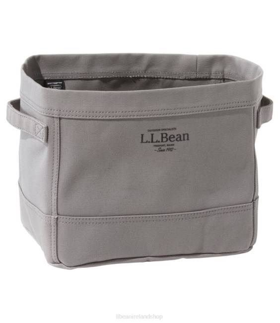 L.L.Bean Canvas Storage Tote Rectangular Unisex J46J4330 Home Decor Natural/Frost Gray