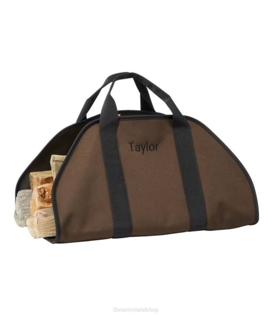 L.L.Bean Dura-Tough Sling Log Carrier Unisex J46J2727 Home Decor Bark