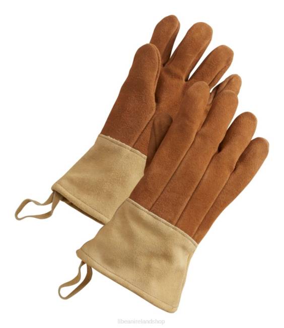 L.L.Bean Fireplace Gloves Unisex J46J2691 Home Decor Saddle