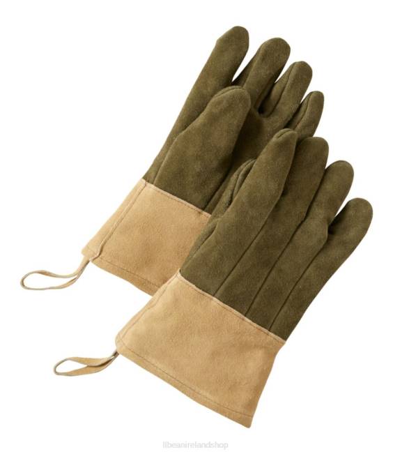 L.L.Bean Fireplace Gloves Unisex J46J4478 Home Decor Moss Green