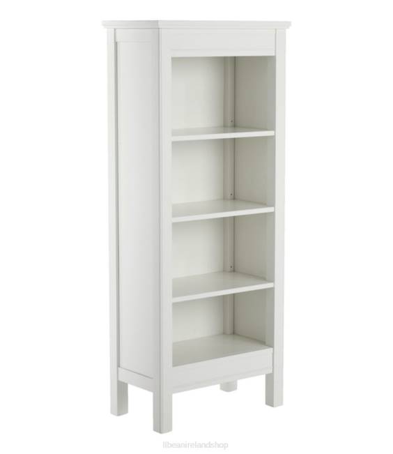 L.L.Bean Painted Farmhouse Four-Shelf Bookcase Unisex J46J2867 Indoor Furniture Paperwhite