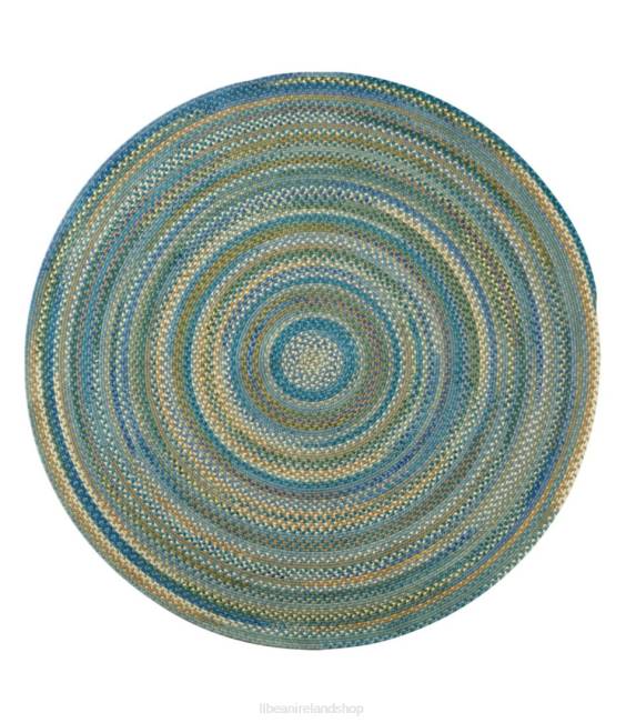 L.L.Bean Braided Wool Rug Unisex J46J7165 Home Goods Sea Glass