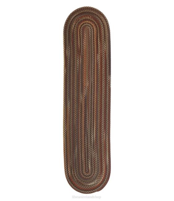 L.L.Bean Braided Wool Runner Unisex J46J2766 Home Goods Chestnut