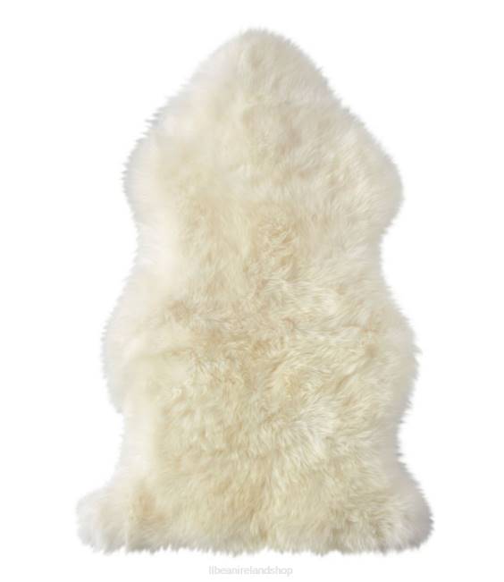 L.L.Bean Single Sheepskin Rug Unisex J46J4564 Home Goods Ivory