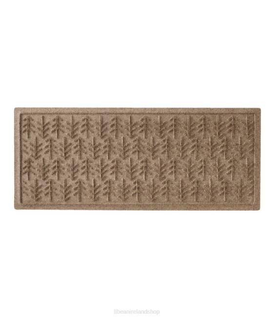 L.L.Bean Everyspace Recycled Waterhog Boot Mat Trees Unisex J46J2622 Home Goods Camel