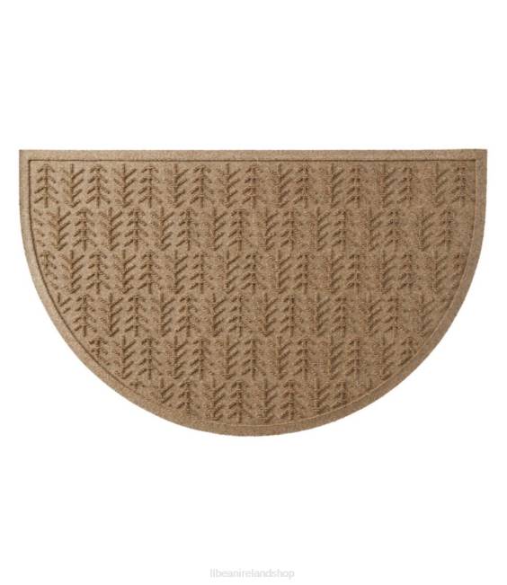 L.L.Bean Everyspace Recycled Waterhog Doormat Crescent Trees Unisex J46J4402 Home Goods Camel