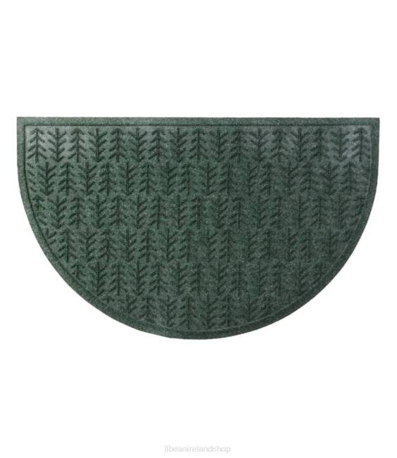 L.L.Bean Everyspace Recycled Waterhog Doormat Crescent Trees Unisex J46J5560 Home Goods Evergreen
