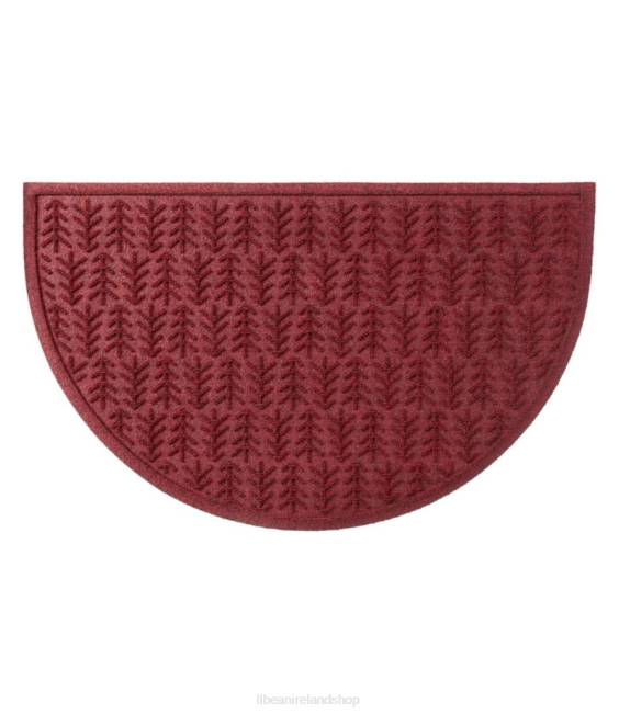 L.L.Bean Everyspace Recycled Waterhog Doormat Crescent Trees Unisex J46J6324 Home Goods Cranberry
