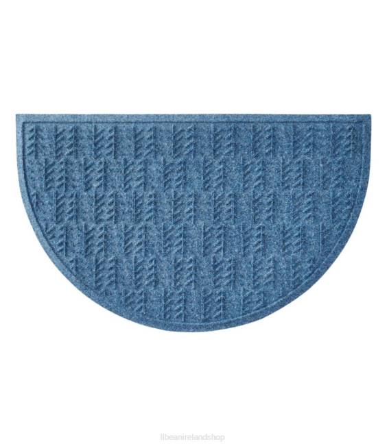 L.L.Bean Everyspace Recycled Waterhog Doormat Crescent Trees Unisex J46J7146 Home Goods Blue
