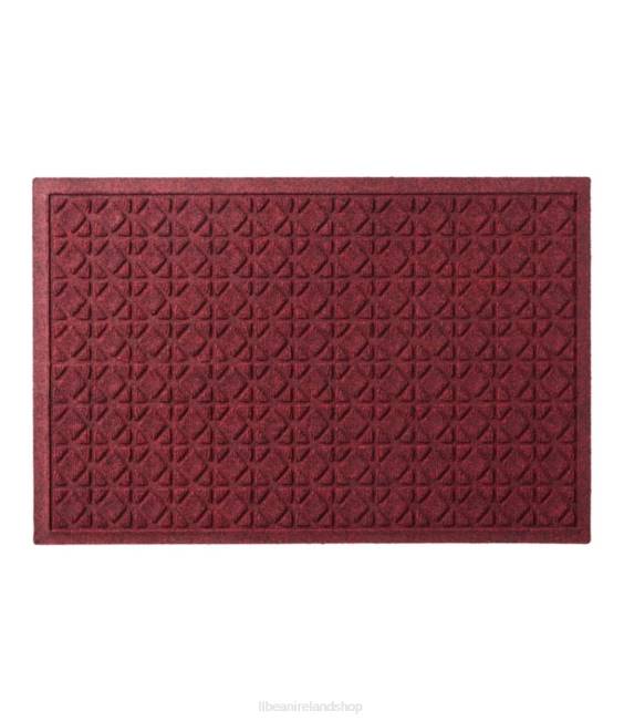 L.L.Bean Everyspace Recycled Waterhog Doormat Tiles Unisex J46J6272 Home Goods Cranberry