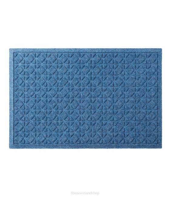 L.L.Bean Everyspace Recycled Waterhog Doormat Tiles Unisex J46J7249 Home Goods Blue