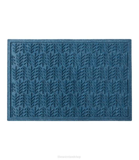 L.L.Bean Everyspace Recycled Waterhog Doormat Trees Unisex J46J7110 Home Goods Blue