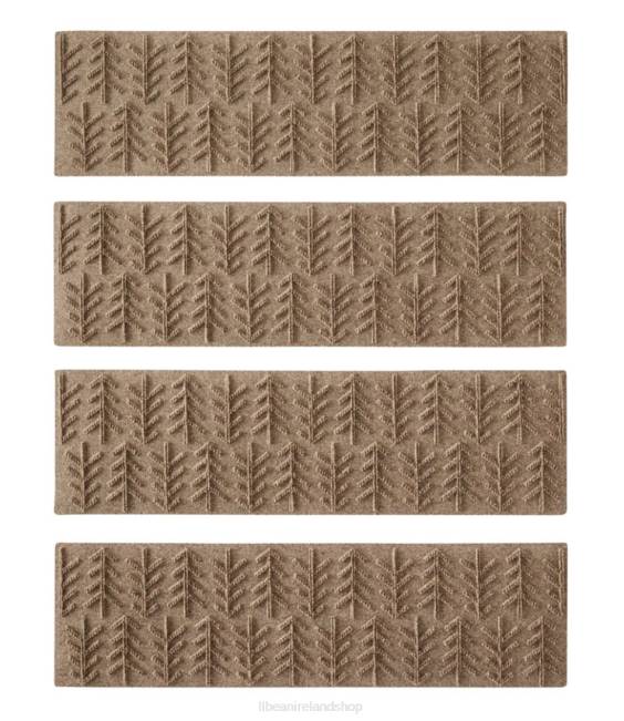 L.L.Bean Everyspace Recycled Waterhog Mat Set of Four Unisex J46J4427 Home Goods Camel