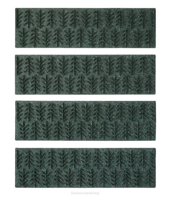 L.L.Bean Everyspace Recycled Waterhog Mat Set of Four Unisex J46J5582 Home Goods Evergreen