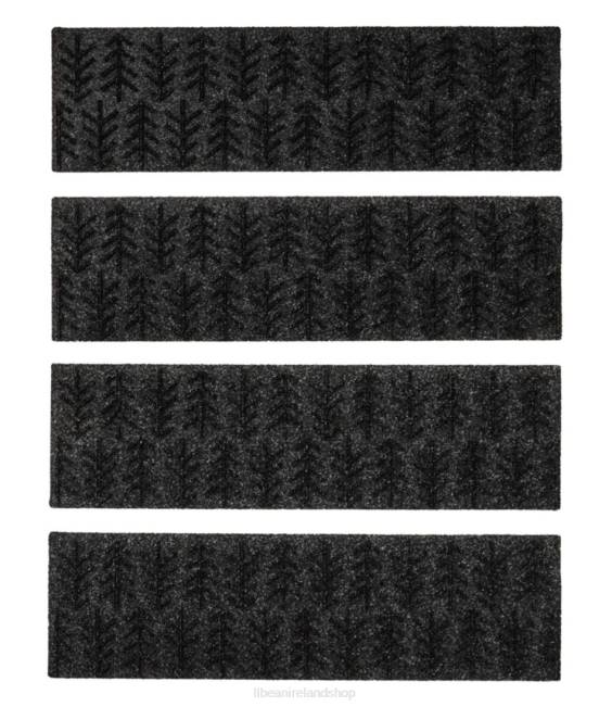 L.L.Bean Everyspace Recycled Waterhog Mat Set of Four Unisex J46J6841 Home Goods Charcoal