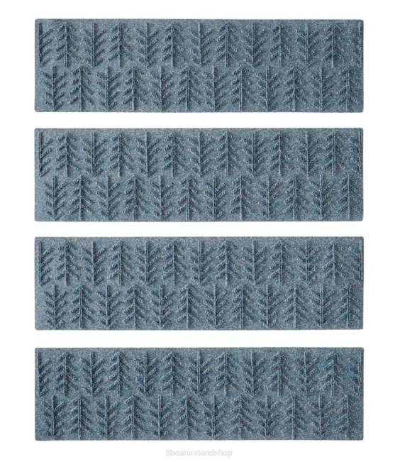 L.L.Bean Everyspace Recycled Waterhog Mat Set of Four Unisex J46J7157 Home Goods Bluestone