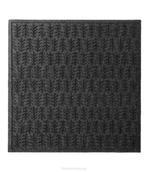 L.L.Bean Everyspace Recycled Waterhog Mat Square Trees Unisex J46J6829 Home Goods Charcoal