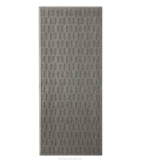 L.L.Bean Everyspace Recycled Waterhog Runner Trees Unisex J46J7322 Home Goods Medium Gray