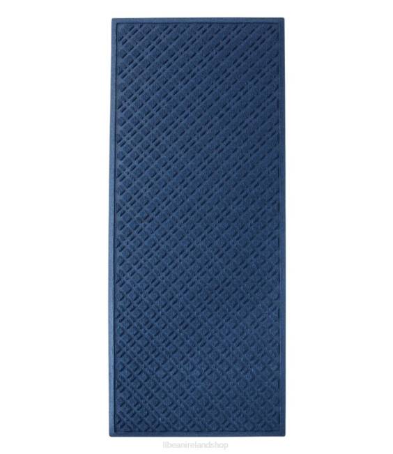 L.L.Bean Heavyweight Recycled Waterhog Mat Runner Plaid Unisex J46J2633 Home Goods Moonlight Blue