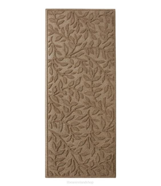 L.L.Bean Heavyweight Recycled Waterhog Mat Runner Woodland Leaf Unisex J46J4414 Home Goods Khaki